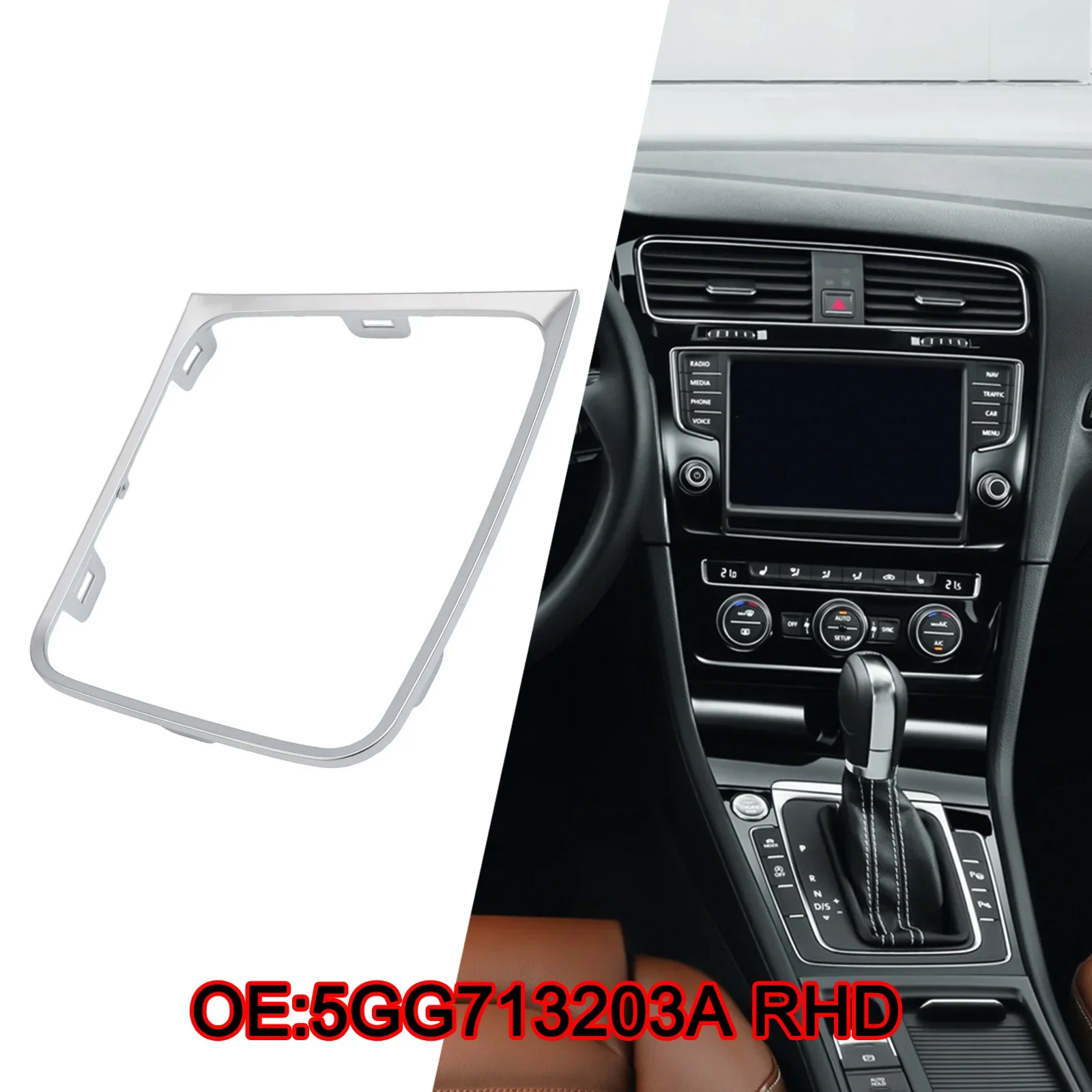 Automatic Gear Frame Bracket Circle Gear Shift Knob Base Trim Circle For GOLF For MK7 And For MK7.5 5GG713203A
Automatic Gear Frame Bracket Circle Gear Shift Knob Base Trim Circle For GOLF For MK7 And For MK7.5 5GG713203A