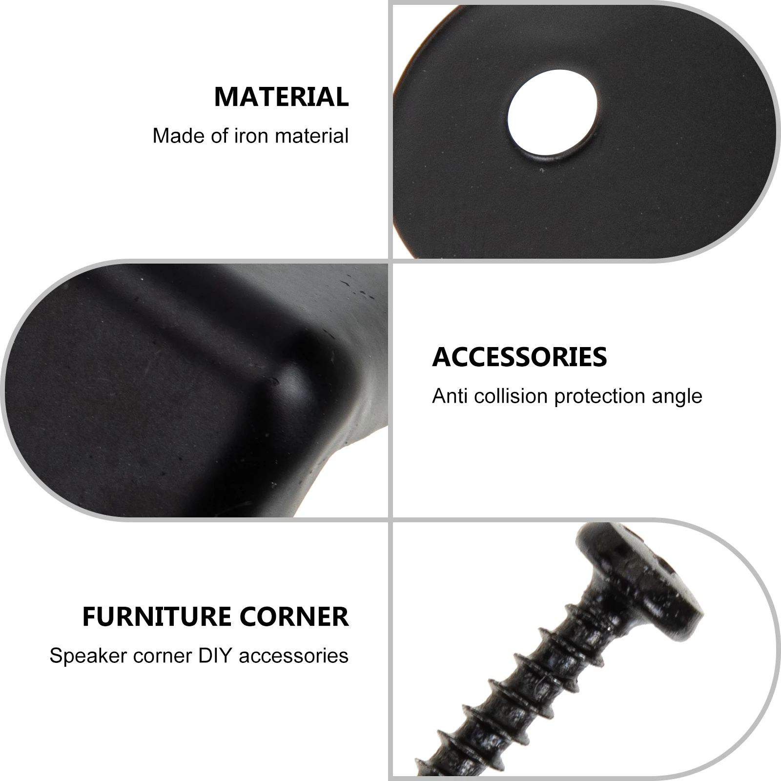 1Set Metal Corner Protector for Speaker Cabinet Front Back Mounting Anti-Collision Protection Corner Guard for Furniture and
1Set Metal Corner Protector for Speaker Cabinet Front Back Mounting Anti-Collision Protection Corner Guard for Furniture and