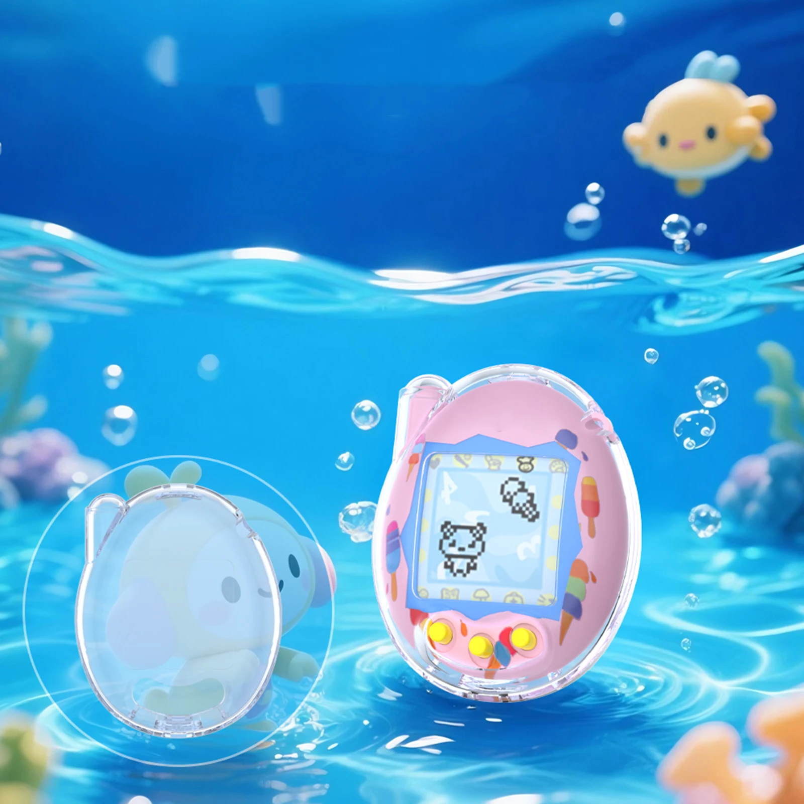 Transparent Protective Case Hard Shell Storage Box Protective Cover for Tamagotchi Connection Virtual Reality Pet
Transparent Protective Case Hard Shell Storage Box Protective Cover for Tamagotchi Connection Virtual Reality Pet