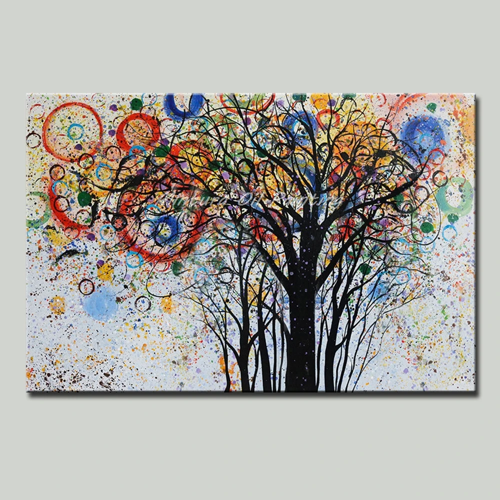 Mintura Art Hand-Painted Acrylic Canvas,Oil Paintings Colorful Big Tree Home Decoration Morden Wall Art Office Decor No Framed
Mintura Art Hand-Painted Acrylic Canvas,Oil Paintings Colorful Big Tree Home Decoration Morden Wall Art Office Decor No Framed