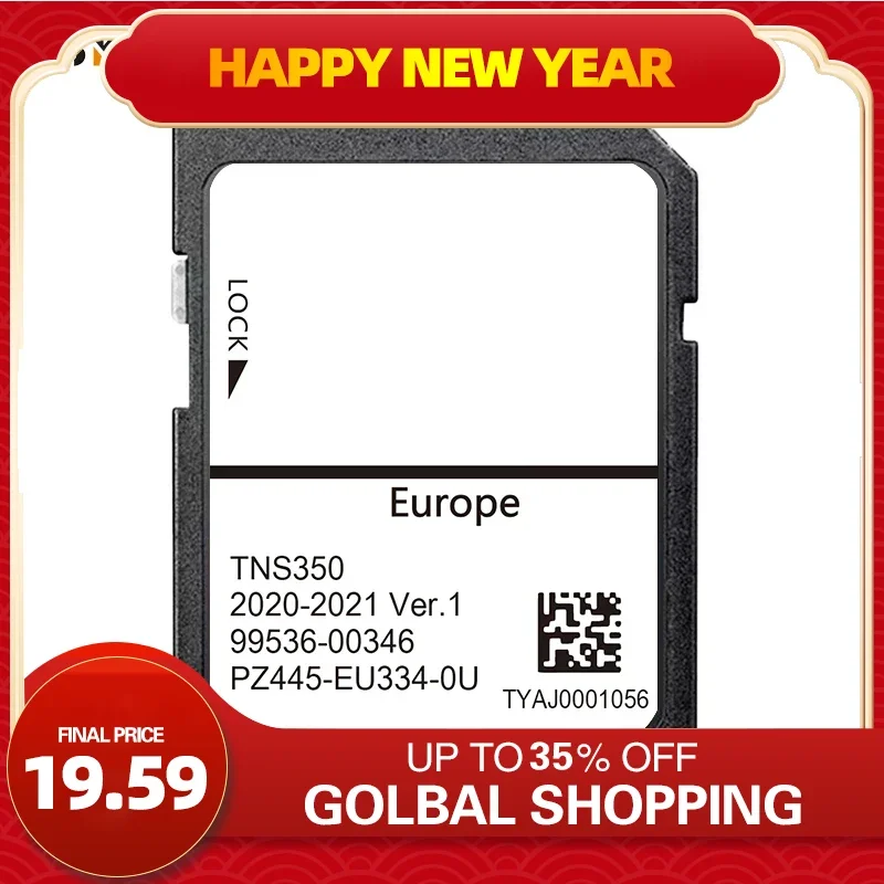 Navigation TNS350 Ver.1 SD Card Compatible for Toyota Land Cruiser 150/ Prius/ RAV4/ Urban Cruiser Sat Nav Update Car Maps EU UK
Navigation TNS350 Ver.1 SD Card Compatible for Toyota Land Cruiser 150/ Prius/ RAV4/ Urban Cruiser Sat Nav Update Car Maps EU UK