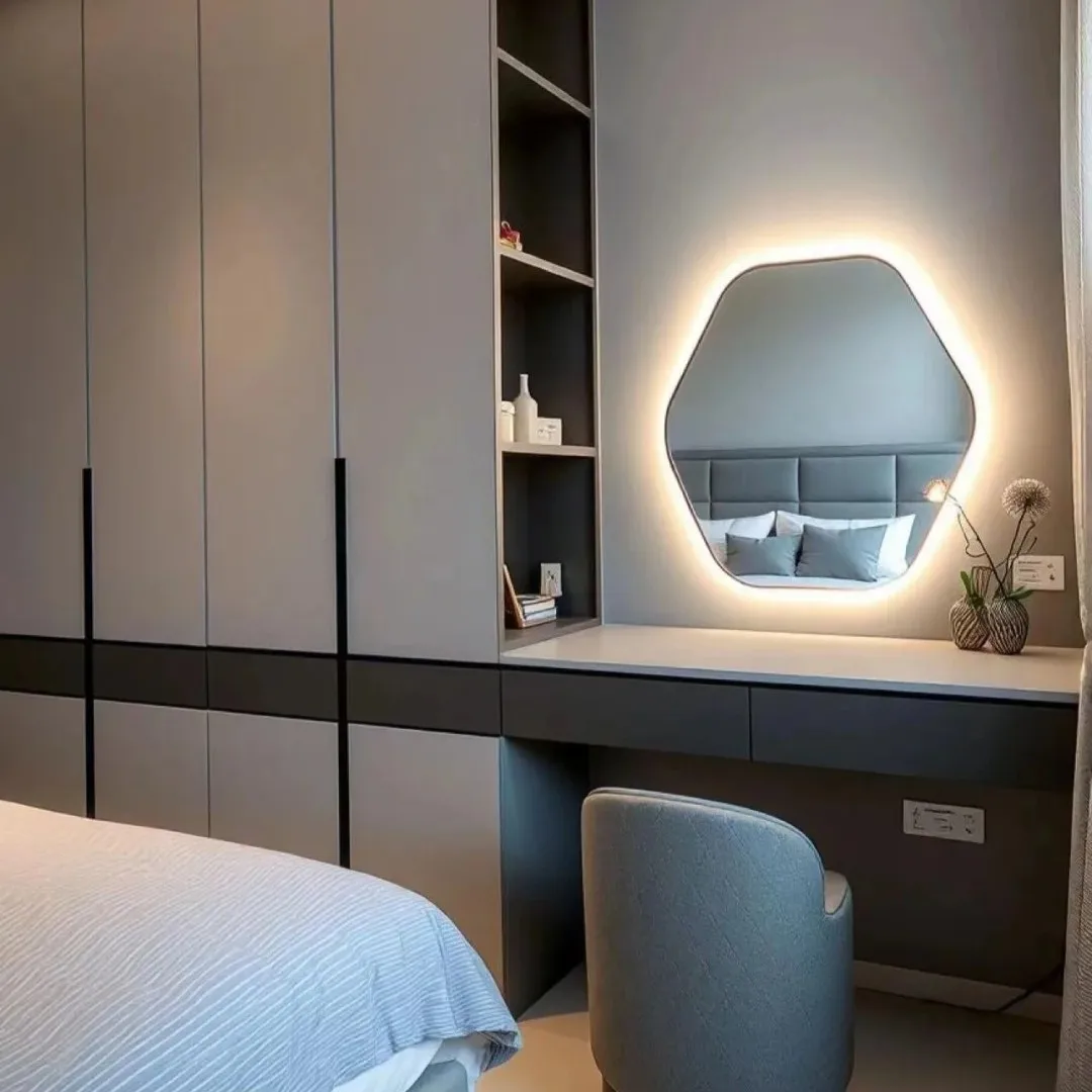 %High-end Modern European Fashion Wardrobe Vanity Set Solid Pine Wood Full-home Customization Personalized LED Lighting Storage
%High-end Modern European Fashion Wardrobe Vanity Set Solid Pine Wood Full-home Customization Personalized LED Lighting Storage
