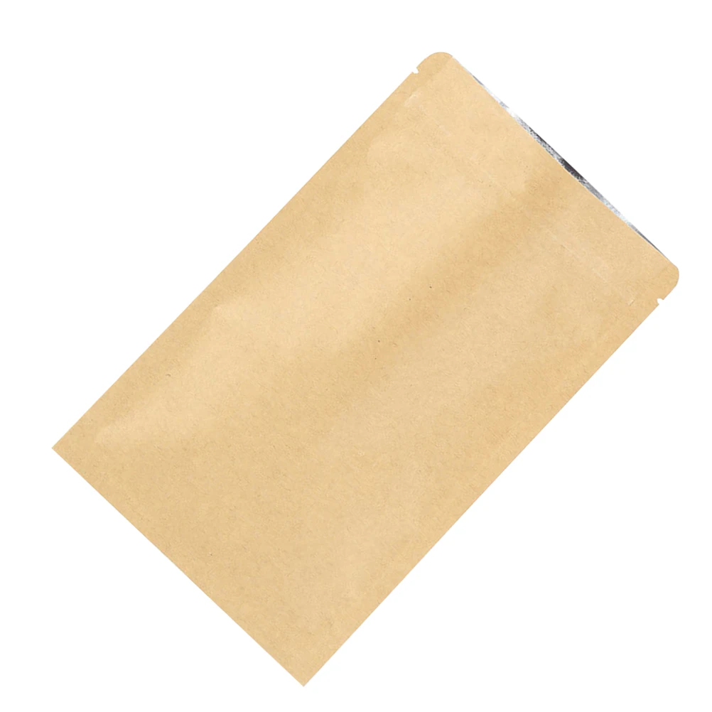 50 Pcs Sealed Bags Self Standing Kraft Paper Zippered Storage Pouch Reusable For Coffee Tea Snacks
50 Pcs Sealed Bags Self Standing Kraft Paper Zippered Storage Pouch Reusable For Coffee Tea Snacks