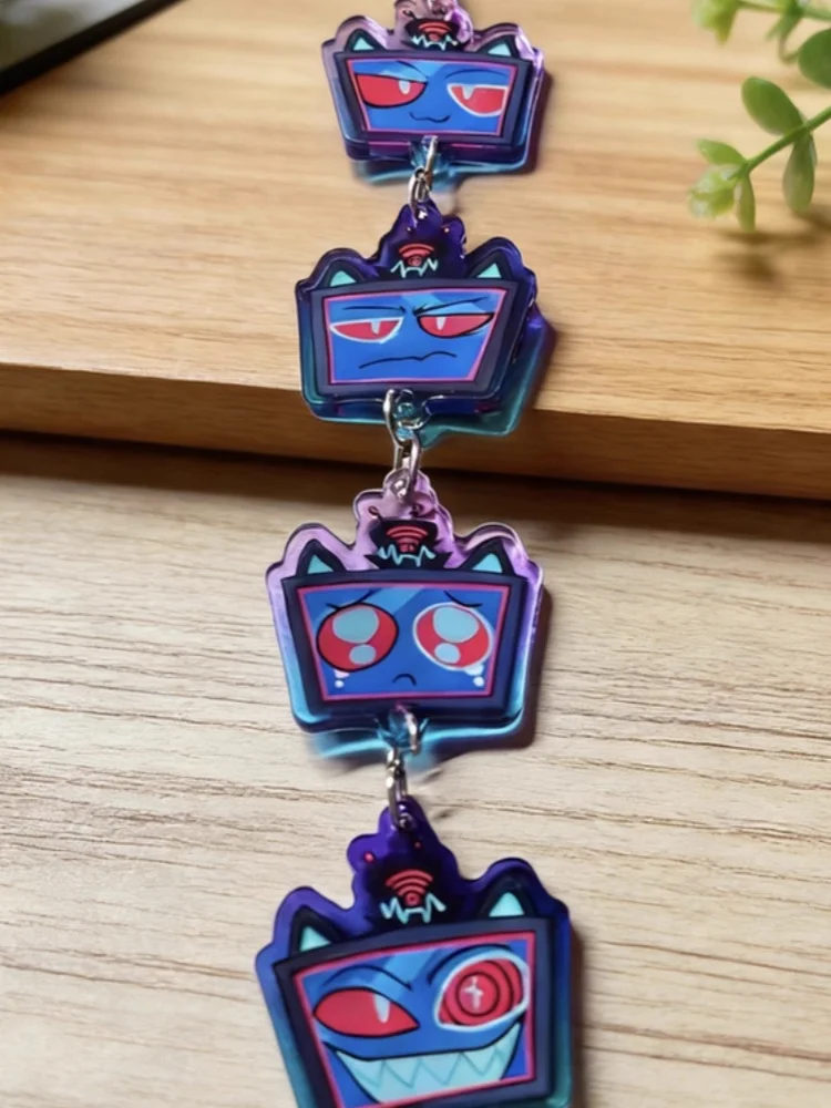 Hazbin Hotel Vox Acrylic Keychain Cat Style Adorable Backpack Keychain Decoration Collectible Ornament Anime Fans Holiday Gift
Hazbin Hotel Vox Acrylic Keychain Cat Style Adorable Backpack Keychain Decoration Collectible Ornament Anime Fans Holiday Gift