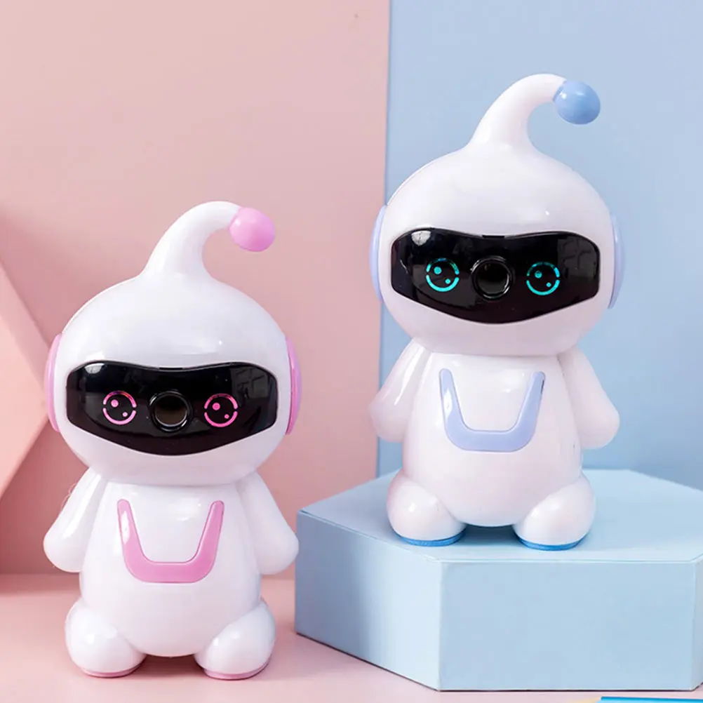 Cartoon Robot Pencil Sharpener Kids Pink Manual Plastic Iron Long Lasting Practical Gift Student Supply 
Cartoon Robot Pencil Sharpener Kids Pink Manual Plastic Iron Long Lasting Practical Gift Student Supply