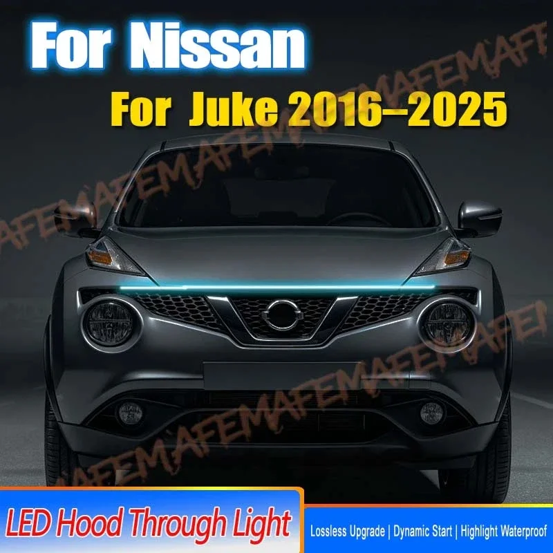 Scan Starting Led Car Hood Light Strip Decorative Lamp Flexible DRL For Nissan Juke 2016-2025 Running Lights Headlight Strips
Scan Starting Led Car Hood Light Strip Decorative Lamp Flexible DRL For Nissan Juke 2016-2025 Running Lights Headlight Strips