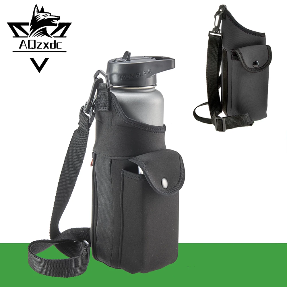 Tactical Sports Water Bottle Bag Holder Fitness Crossbody Water Bottle Pack with Phone Pouch Adjustable Strap for Walking Hiking
Tactical Sports Water Bottle Bag Holder Fitness Crossbody Water Bottle Pack with Phone Pouch Adjustable Strap for Walking Hiking