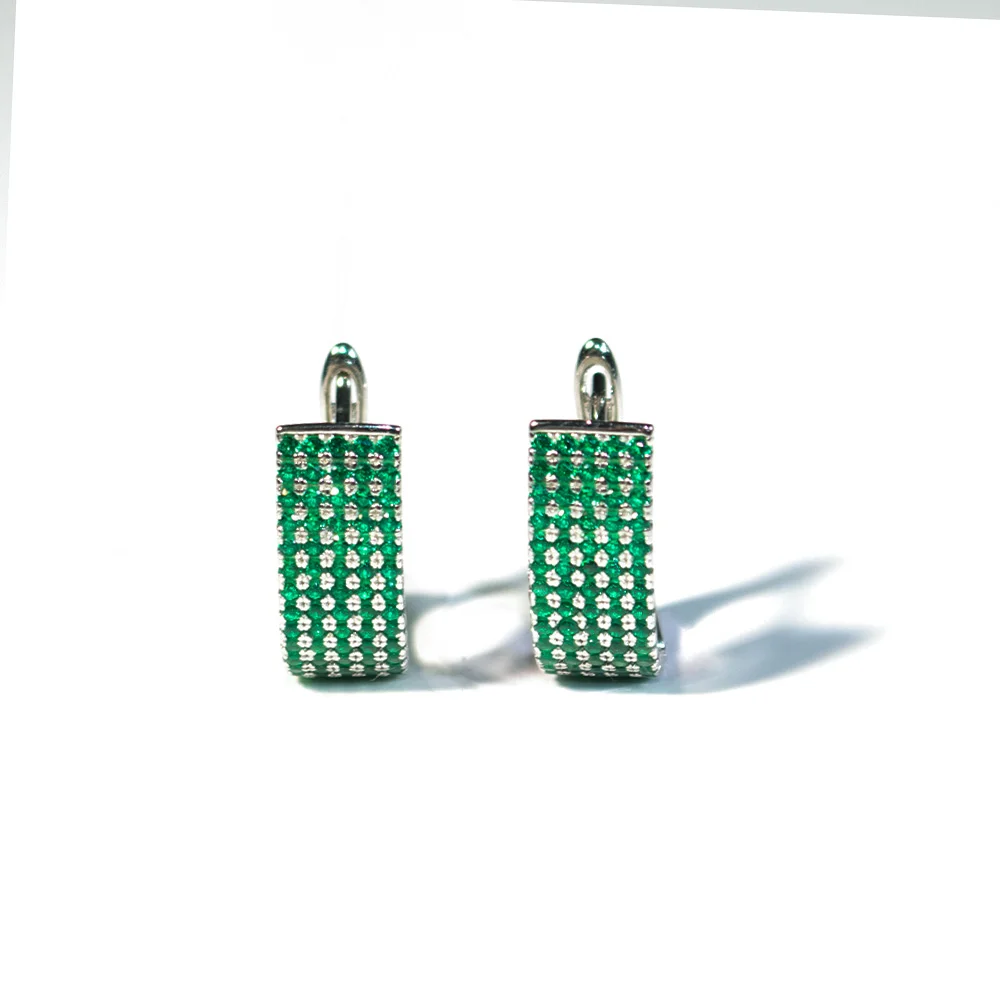 Vintage 925 Sterling Silver Green Zircon Earrings Zirconia Custom Clip Earrings Fashion Jewelry
Vintage 925 Sterling Silver Green Zircon Earrings Zirconia Custom Clip Earrings Fashion Jewelry