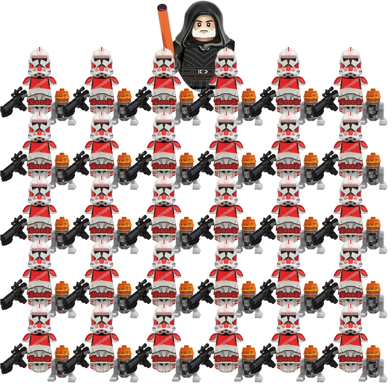 Набор минифигурок «Звездные войны», 31 шт., Republic Commando 501st Blocks TV6109 TV6106 Trooper Force 99 Hunter Crosshair Wrecker Brick
Набор минифигурок «Звездные войны», 31 шт., Republic Commando 501st Blocks TV6109 TV6106 Trooper Force 99 Hunter Crosshair Wrecker Brick