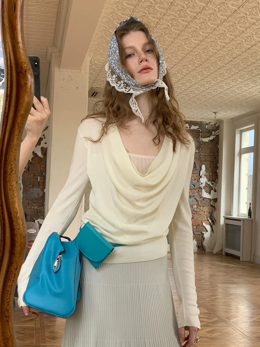 Thin V-Ne Tree Sweater Women's Spring Autumn Silk Knitted Top Irregular Sle Long Sve Regular Fit Simple Commute Sle
Thin V-Ne Tree Sweater Women's Spring Autumn Silk Knitted Top Irregular Sle Long Sve Regular Fit Simple Commute Sle