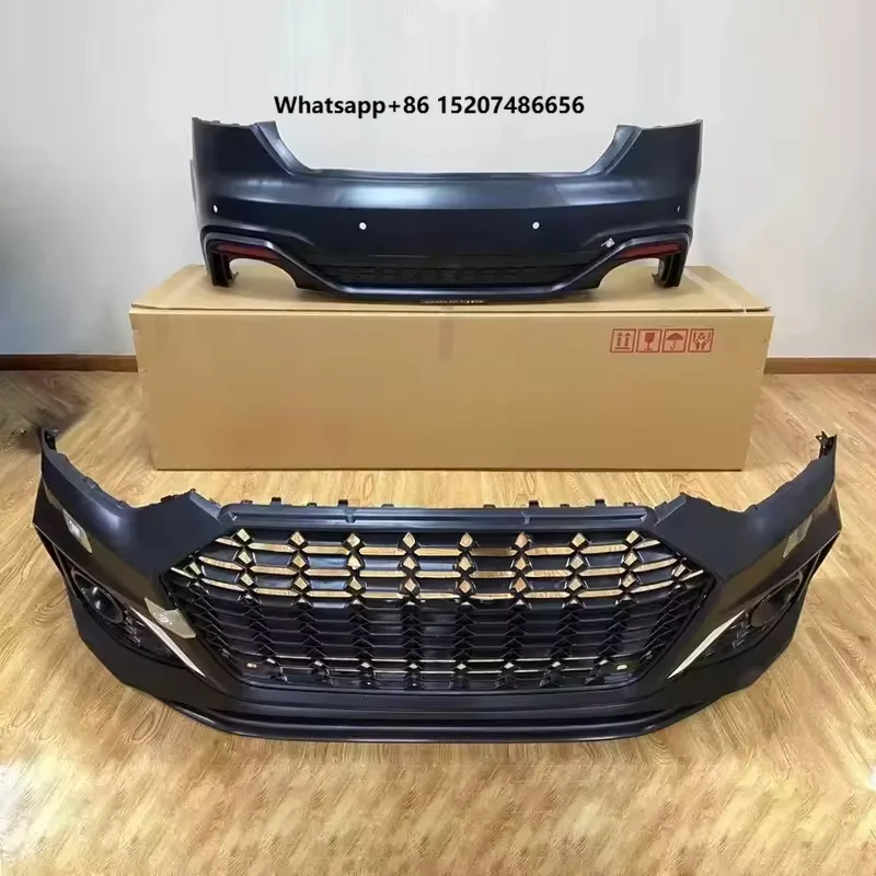 US Stock 2020-2024 for A5 S5 B9.5 Front Bumper with Black Grille Facelift RS5 Style Body Kits Direct Replacement Wholesale
US Stock 2020-2024 for A5 S5 B9.5 Front Bumper with Black Grille Facelift RS5 Style Body Kits Direct Replacement Wholesale