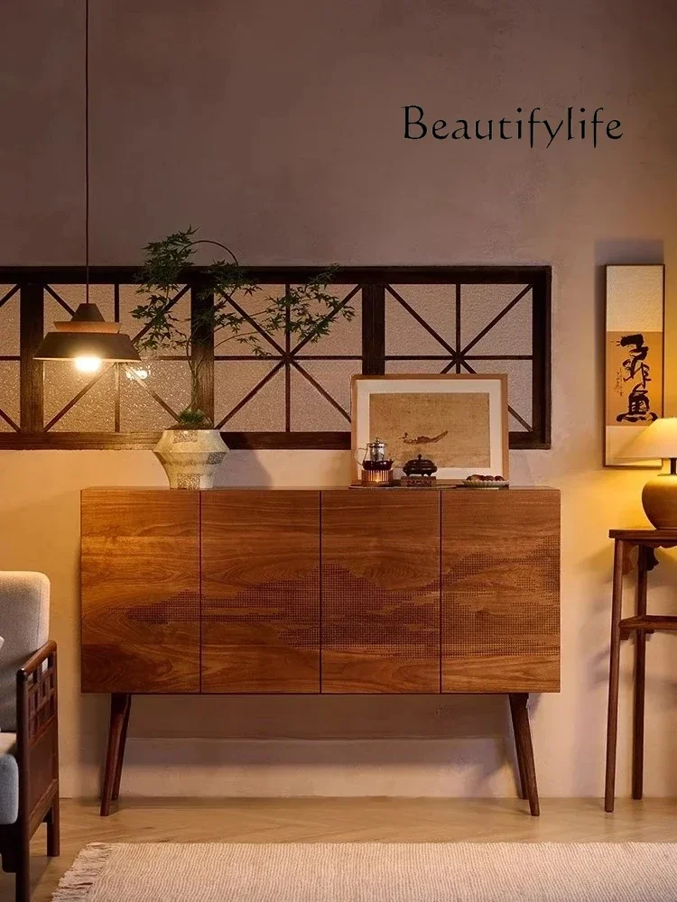 OW Side cabinet, all solid wood landscape entrance cabinet, living room wall locker
OW Side cabinet, all solid wood landscape entrance cabinet, living room wall locker