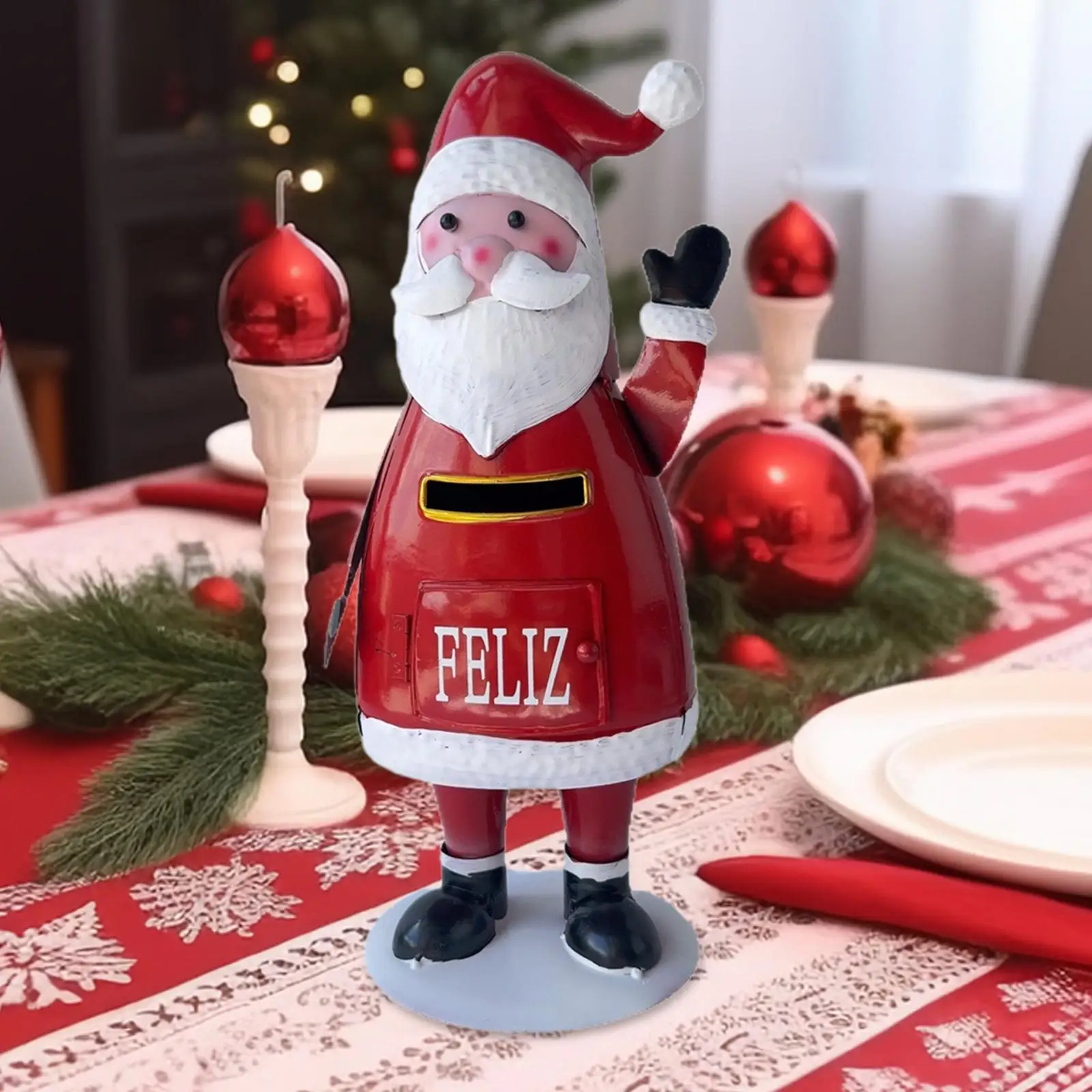 Christmas Mail Box Postbox Gifts Decor Metal Weatherproof Red Letter Box for Outside House Garden Porch Holiday Outdoor
Christmas Mail Box Postbox Gifts Decor Metal Weatherproof Red Letter Box for Outside House Garden Porch Holiday Outdoor