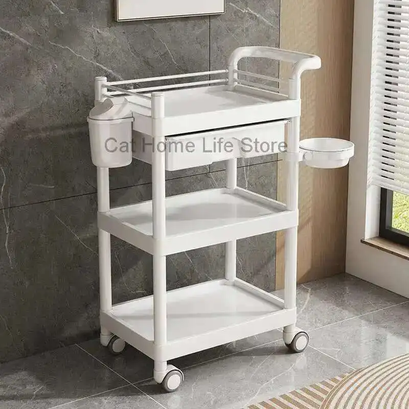 Stainless Steel Trolley Cart Clinic Salon Tray on Wheels Vintage Nail Furniture Container Hairdressing Cabinet Spa Esthetician
Stainless Steel Trolley Cart Clinic Salon Tray on Wheels Vintage Nail Furniture Container Hairdressing Cabinet Spa Esthetician