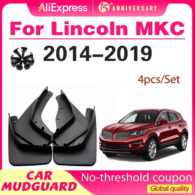 For Lincoln MKC 2014 2015 2016 2017 2018 2019 Mud Flap Guards Splash Mudguard Fender Mudflaps Car Accessories Front Rear 4PCS
For Lincoln MKC 2014 2015 2016 2017 2018 2019 Mud Flap Guards Splash Mudguard Fender Mudflaps Car Accessories Front Rear 4PCS