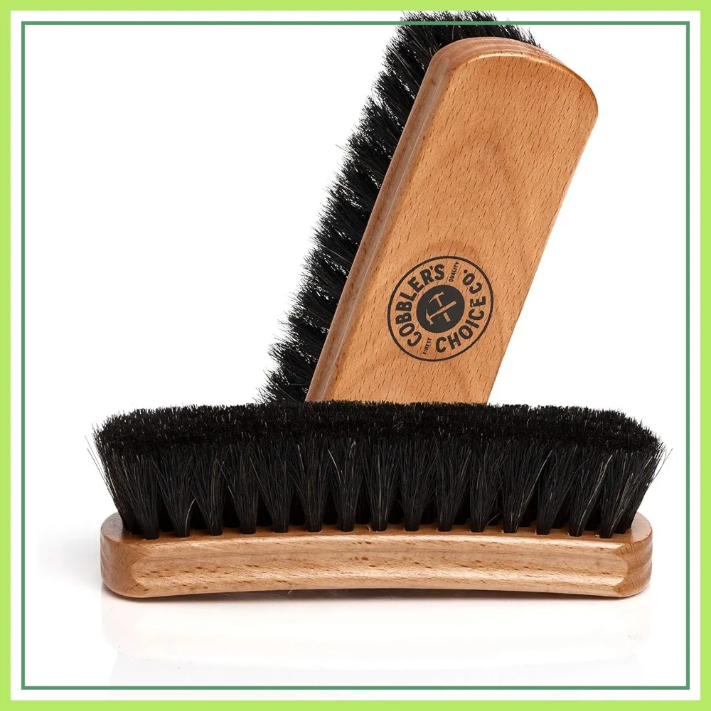 Horsehair Shoe Brush with Concave Handle for Leather Care
Horsehair Shoe Brush with Concave Handle for Leather Care