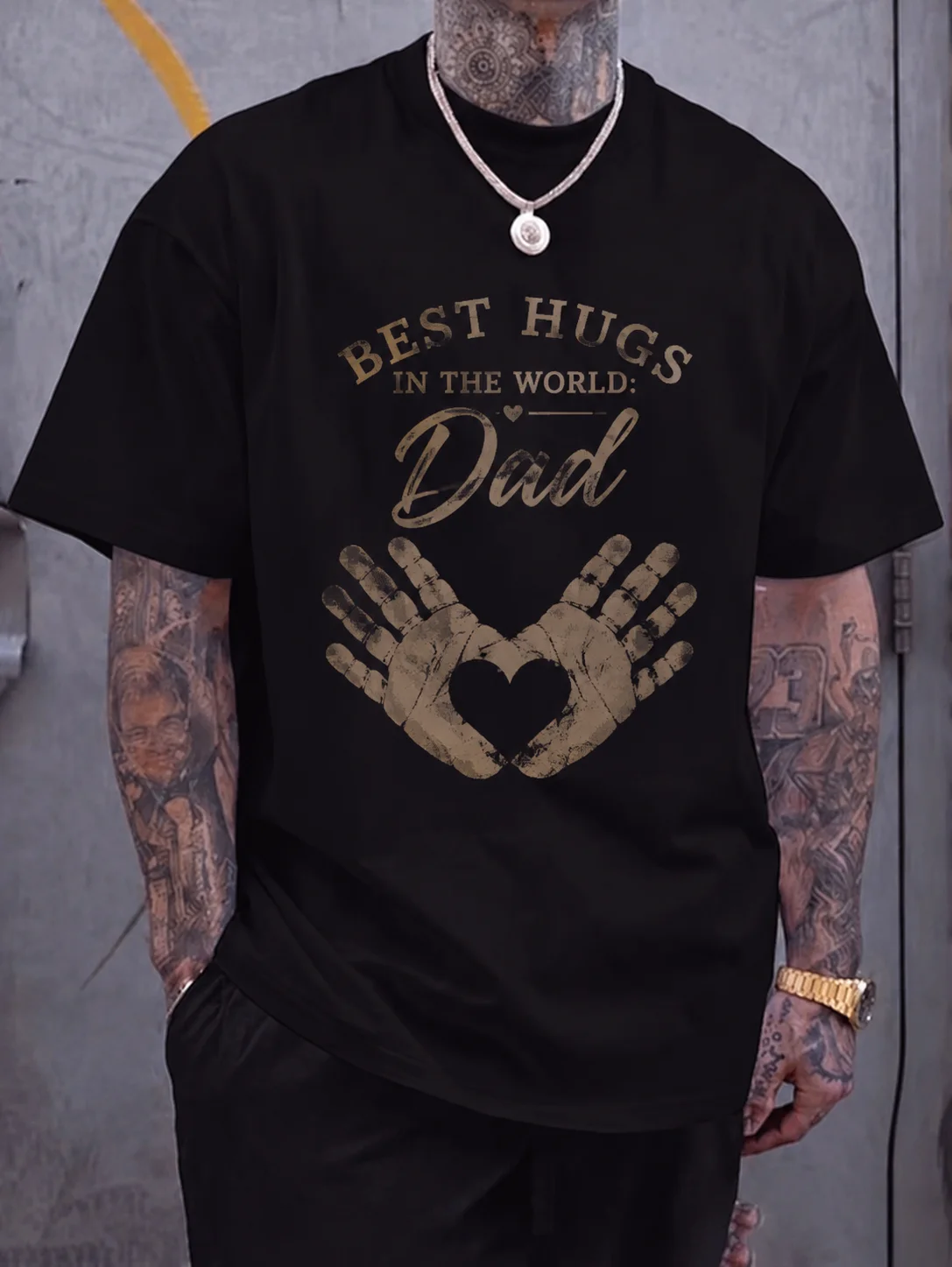 Men Graphic t Shirt Short Sleeve Loose Fit 50% Cotton 50% Polyester Stretch Fabric Vintage Dad Print Summer Casual for Daily Wear
Men Graphic t Shirt Short Sleeve Loose Fit 50% Cotton 50% Polyester Stretch Fabric Vintage Dad Print Summer Casual for Daily Wear