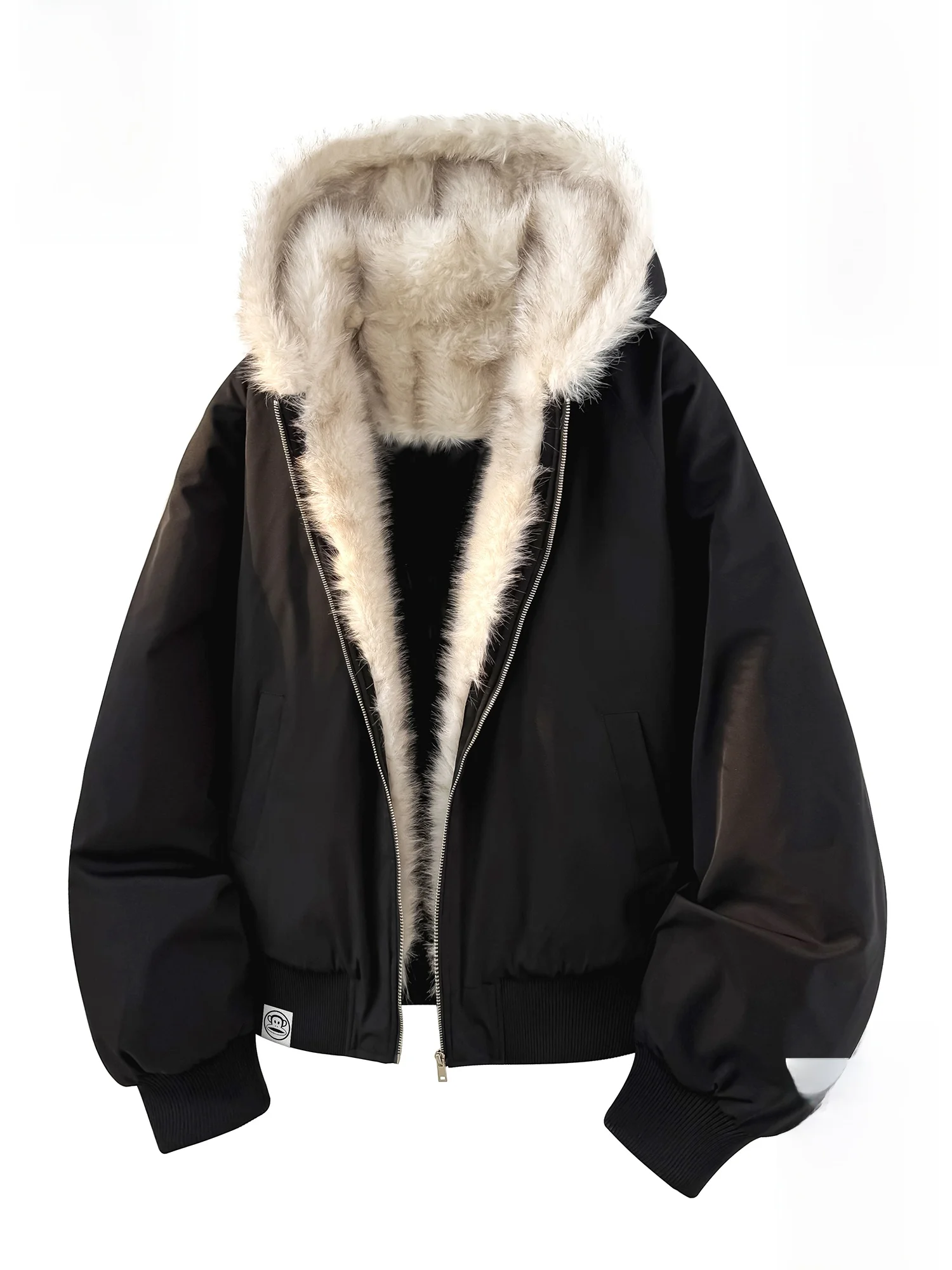 Мужская зимняя теплая свободная куртка Paul Frank Large-Mouth Monkey с капюшоном из утолщенного хлопка
Мужская зимняя теплая свободная куртка Paul Frank Large-Mouth Monkey с капюшоном из утолщенного хлопка