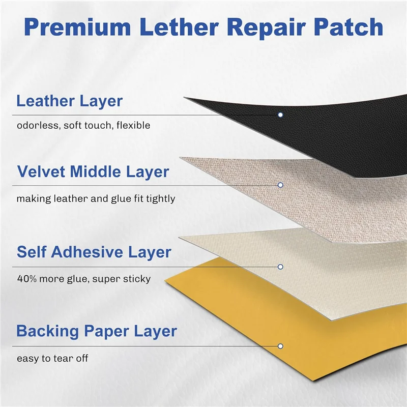 AEE6-Leather Repair Patch, 3X60 Inch Self Adhesive Leather Repair Tape For Furniture, PU Leather Repair Kit For Car Seat
AEE6-Leather Repair Patch, 3X60 Inch Self Adhesive Leather Repair Tape For Furniture, PU Leather Repair Kit For Car Seat