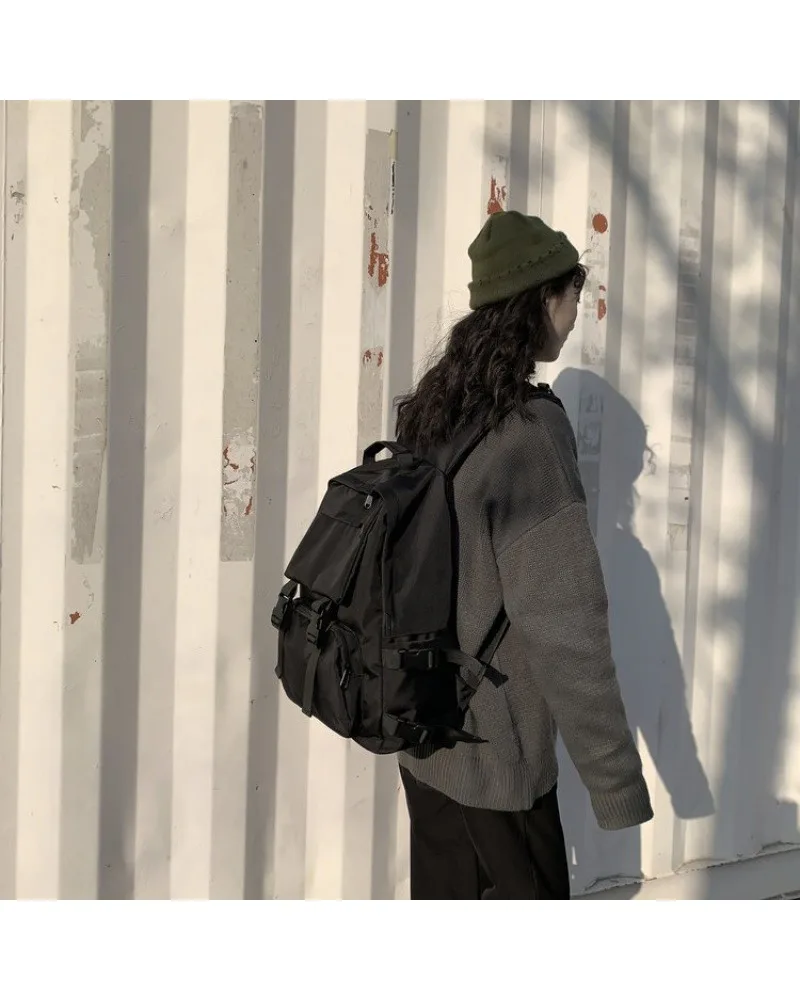 College student versatile ins backpack large capacity dark backpack men's schoolbag female Korean version high school
College student versatile ins backpack large capacity dark backpack men's schoolbag female Korean version high school