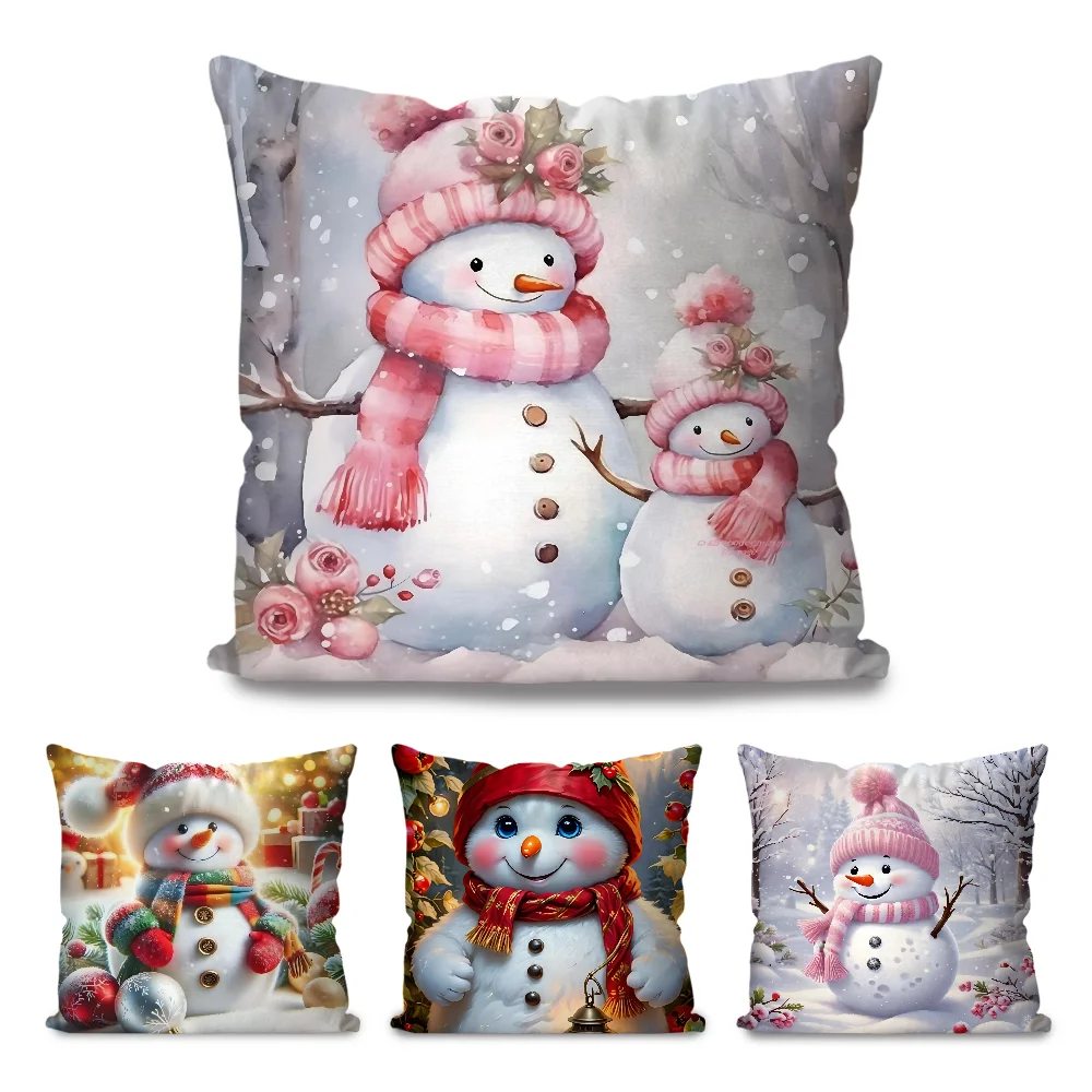 Christmas decoration Pillow Case Cartoon Sofa Decorative Home Double-sided Printing Short Plush Cute Cushion Cover
Christmas decoration Pillow Case Cartoon Sofa Decorative Home Double-sided Printing Short Plush Cute Cushion Cover