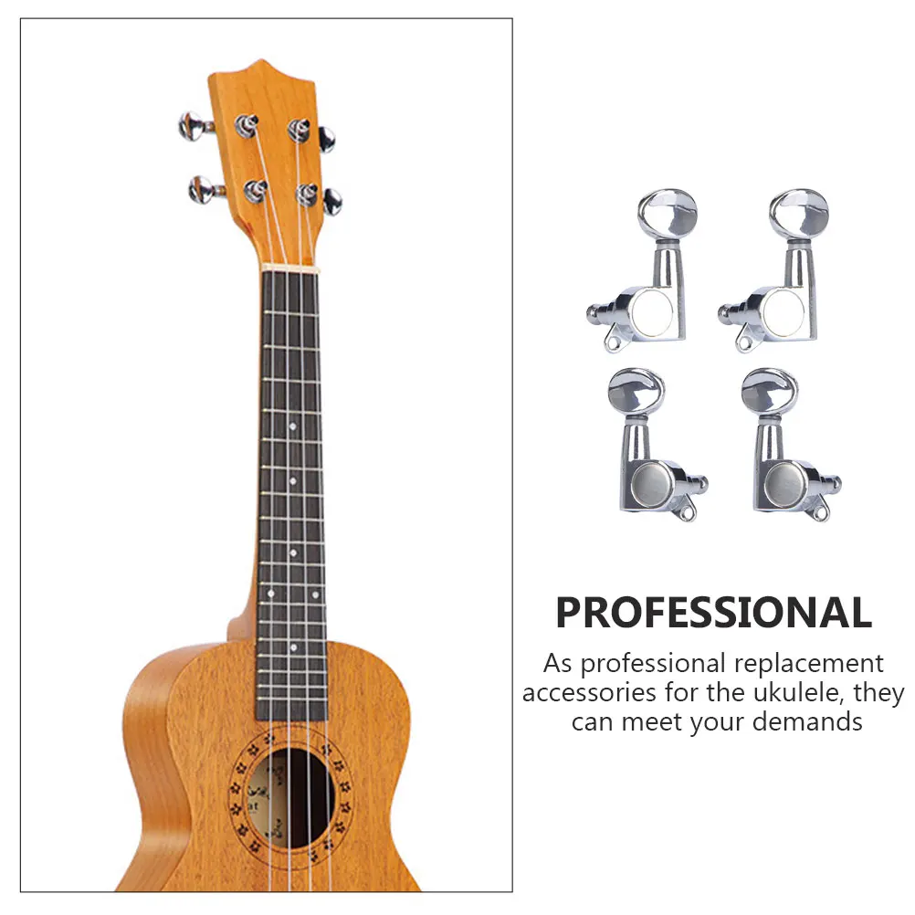 4pcs Fully Enclosed Knob Ukulele Tuning Peg Head Closed String Tuning Keys Professional Ukulele Part Guitar
4pcs Fully Enclosed Knob Ukulele Tuning Peg Head Closed String Tuning Keys Professional Ukulele Part Guitar