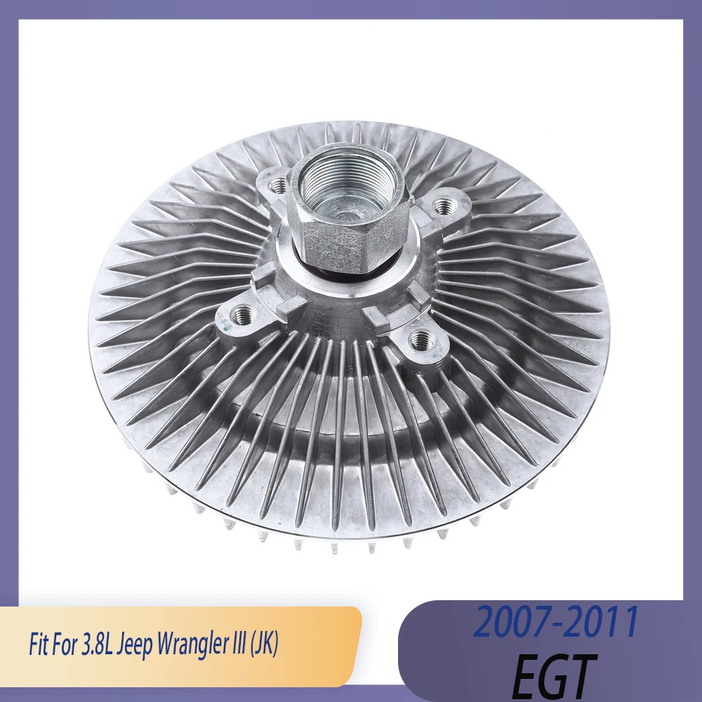 Cooling system Engine Parts Radiator Cooling Fan Clutch Fit 3.8 L V6 EGT Petrol OHV 2007-2011 For Jeep Wrangler III (JK) 3.8L 
Cooling system Engine Parts Radiator Cooling Fan Clutch Fit 3.8 L V6 EGT Petrol OHV 2007-2011 For Jeep Wrangler III (JK) 3.8L