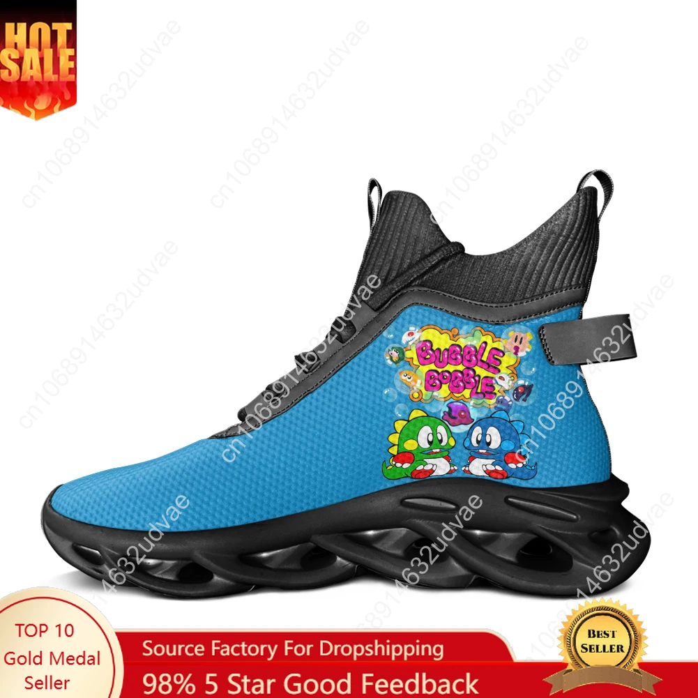 Bubble Bobble High Top Flats Sneakers Mens Womens Sports Running Shoes High Quality Sneaker Lace Up Mesh Footwear Custom Shoe
Bubble Bobble High Top Flats Sneakers Mens Womens Sports Running Shoes High Quality Sneaker Lace Up Mesh Footwear Custom Shoe
