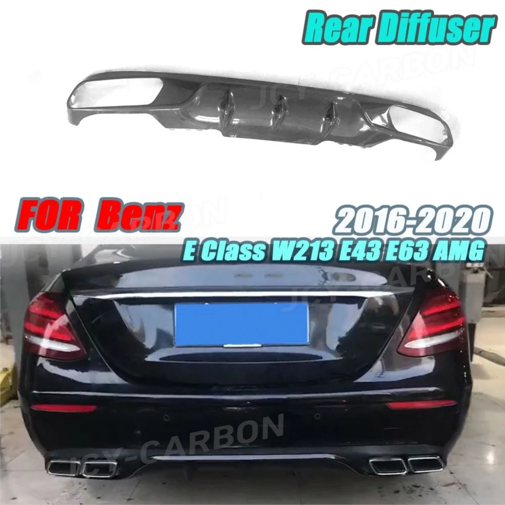 Carbon Fiber for Mercedes Benz E Class W213 E250 E350 E400 E43 E63 AMG 2016-2020 Auto Rear Lip Rear Diffuser Bumper Trim Bodykit
Carbon Fiber for Mercedes Benz E Class W213 E250 E350 E400 E43 E63 AMG 2016-2020 Auto Rear Lip Rear Diffuser Bumper Trim Bodykit