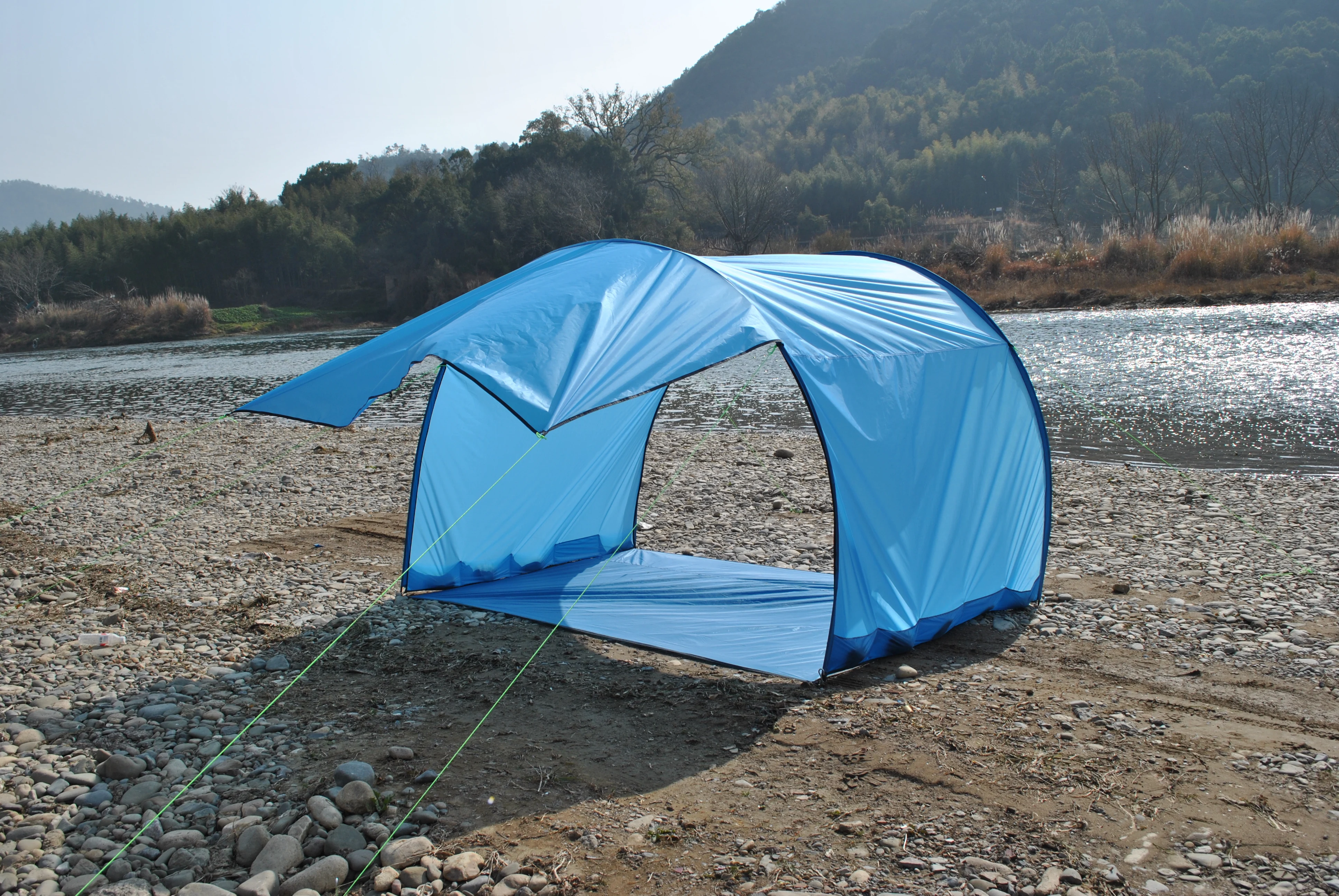 Large Family Beach Tent Canopy Sun Shade Blue Wind Resistant Shelter Easy Setup with Packable Carry Bag for Outdoor Picnics
Large Family Beach Tent Canopy Sun Shade Blue Wind Resistant Shelter Easy Setup with Packable Carry Bag for Outdoor Picnics