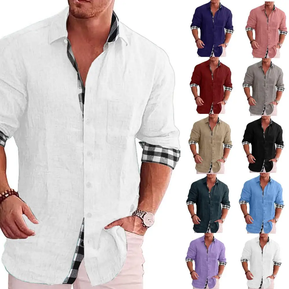 Men's Long Sleeve Cotton Linen Shirt Casual Style Printed Pattern Polyester Material Daily Wear Comfortable Fit Shirt
Men's Long Sleeve Cotton Linen Shirt Casual Style Printed Pattern Polyester Material Daily Wear Comfortable Fit Shirt