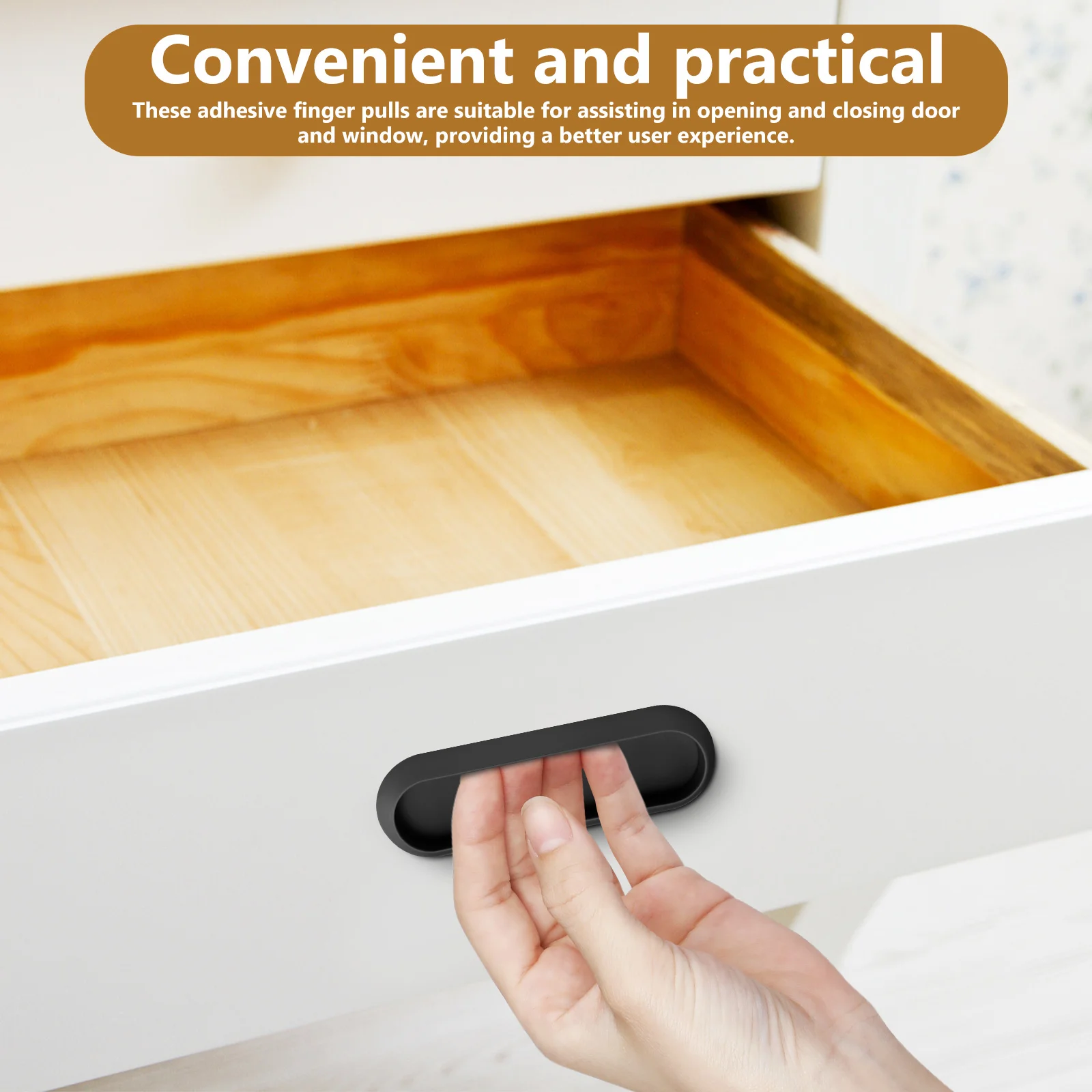 5Pcs Elegant Door Window Pulls Adhesive Handles No Drill Furniture Pulls Finger Pulls Suitable For Various Surfaces
5Pcs Elegant Door Window Pulls Adhesive Handles No Drill Furniture Pulls Finger Pulls Suitable For Various Surfaces