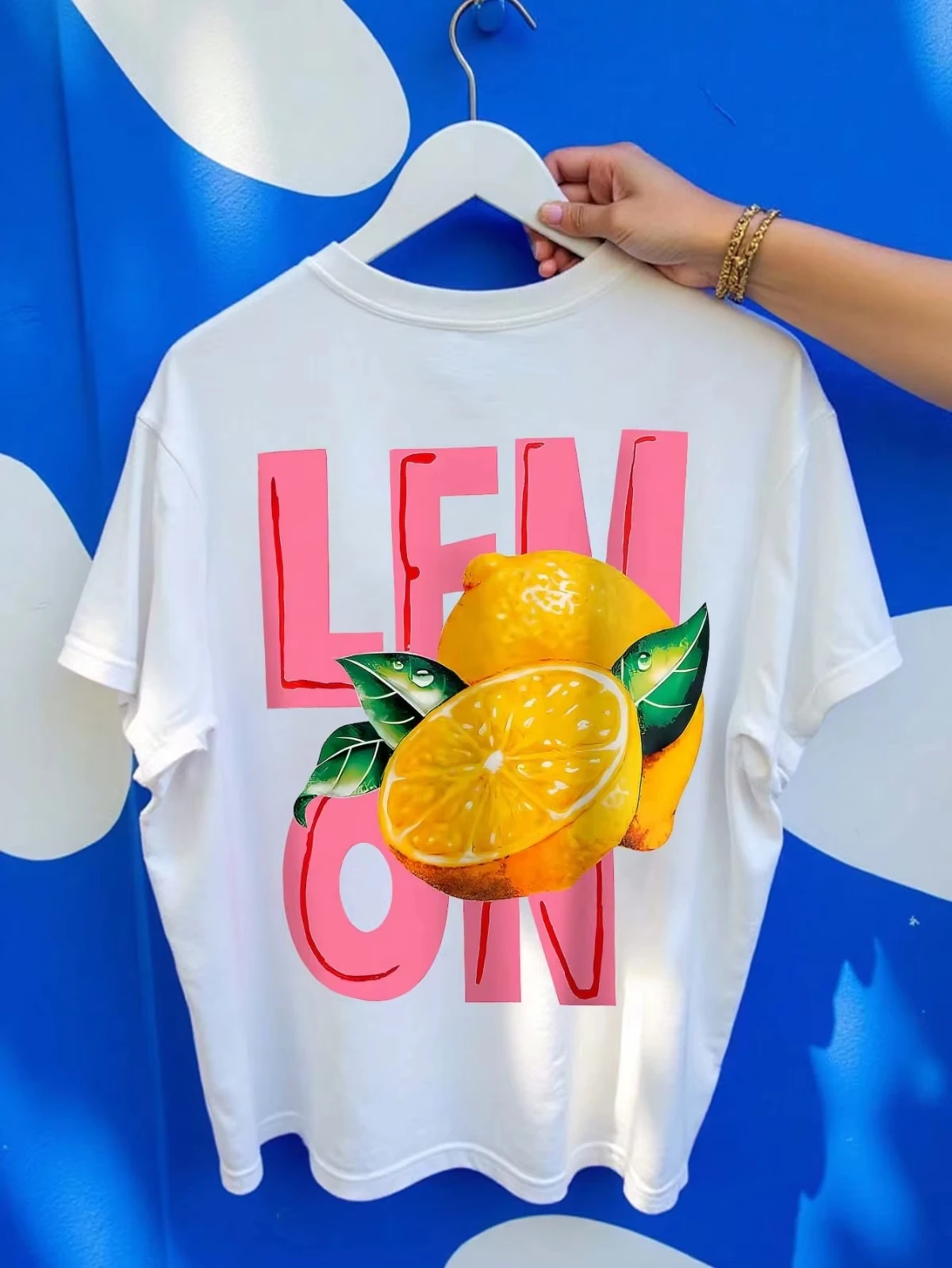 New Fashion Women Lemon Letter Print White Crew Neck Casual T-Shirt Summer Spring
New Fashion Women Lemon Letter Print White Crew Neck Casual T-Shirt Summer Spring