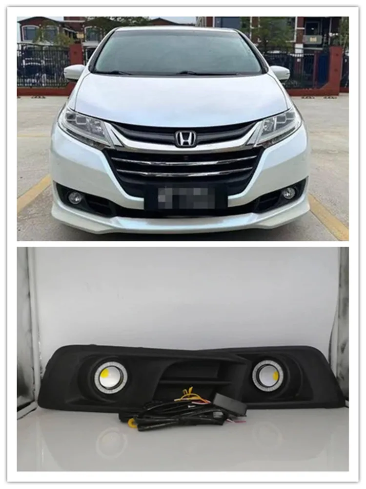 LED Fog Lights Assembly For Honda Odyssey 2014 2015 2016 2017 Front Bumper Fog lamp Replacement Angel Eye Daylight Accessories
LED Fog Lights Assembly For Honda Odyssey 2014 2015 2016 2017 Front Bumper Fog lamp Replacement Angel Eye Daylight Accessories