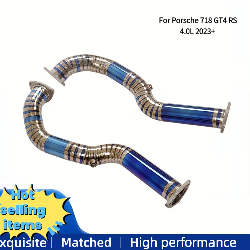 Titanium Alloy High-performance Race Downpipe for Porsche 718 GT4 RS 4.0L 2023+ Car Exhaust Pipes Header Direct Bolt-On Fit
Titanium Alloy High-performance Race Downpipe for Porsche 718 GT4 RS 4.0L 2023+ Car Exhaust Pipes Header Direct Bolt-On Fit