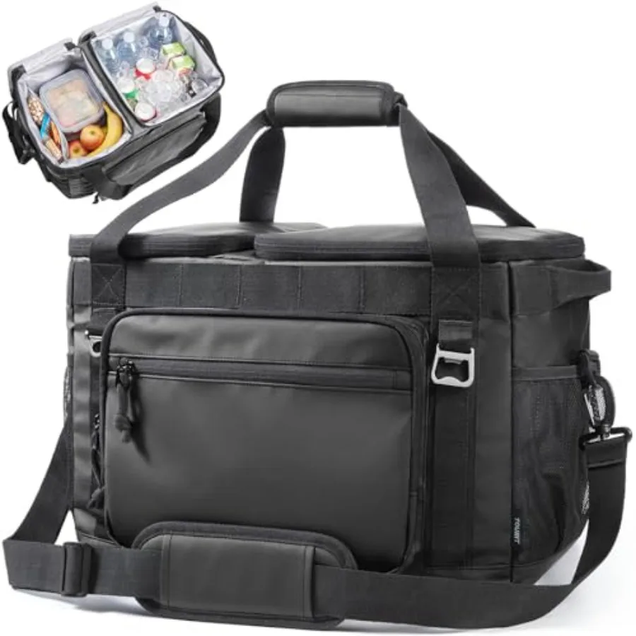Soft Sided Cooler Bag Insulated 30/48/60 Cans, Large Collapsible and Leakproof Ice Chest for Picnic, Beach, Camping, Travel
Soft Sided Cooler Bag Insulated 30/48/60 Cans, Large Collapsible and Leakproof Ice Chest for Picnic, Beach, Camping, Travel