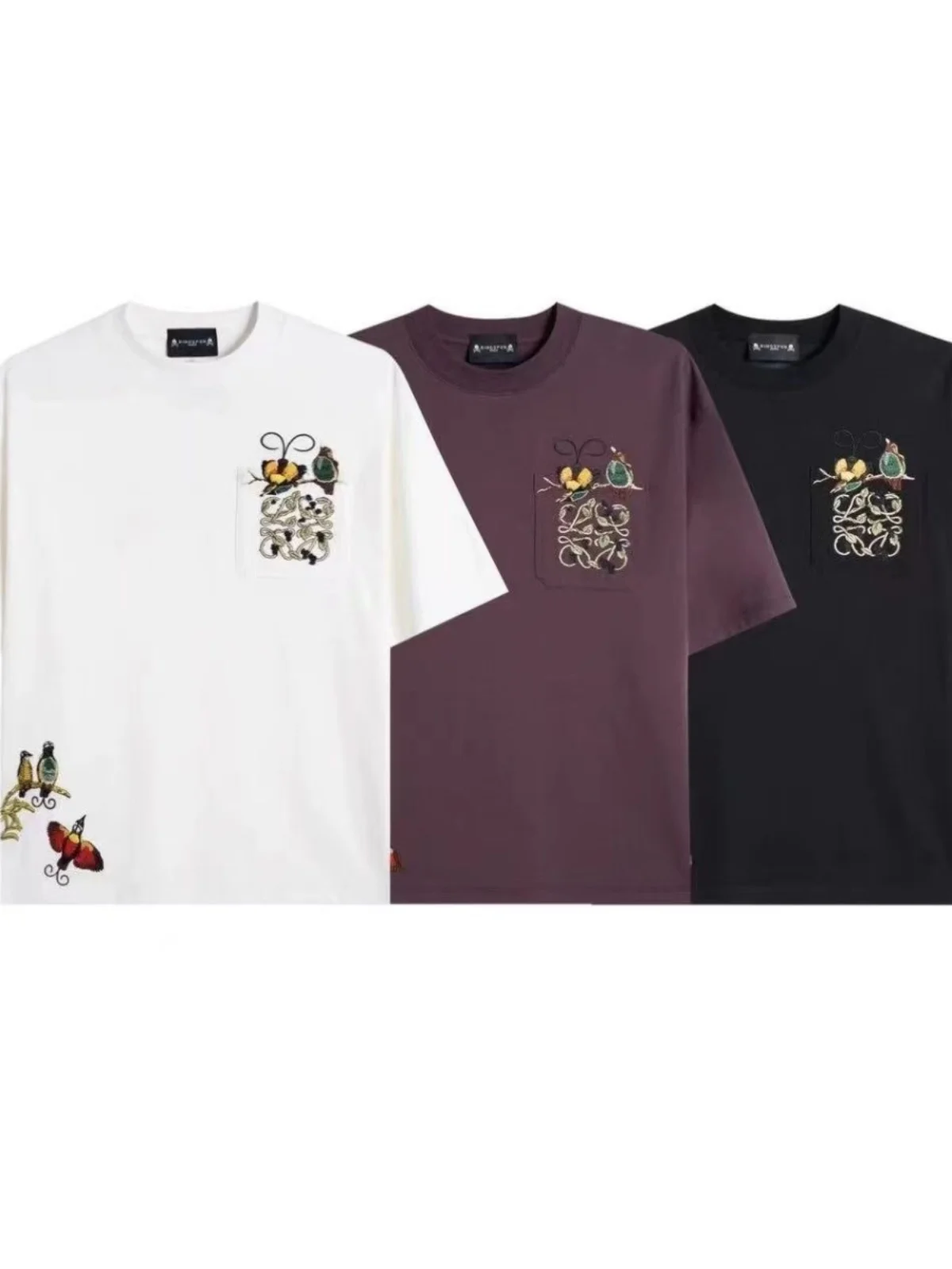 Faionable ort Sve round Ne T-irt for Men And Women Cartoon Embroidery Svel Top Summer Casual Loose Fit
Faionable ort Sve round Ne T-irt for Men And Women Cartoon Embroidery Svel Top Summer Casual Loose Fit