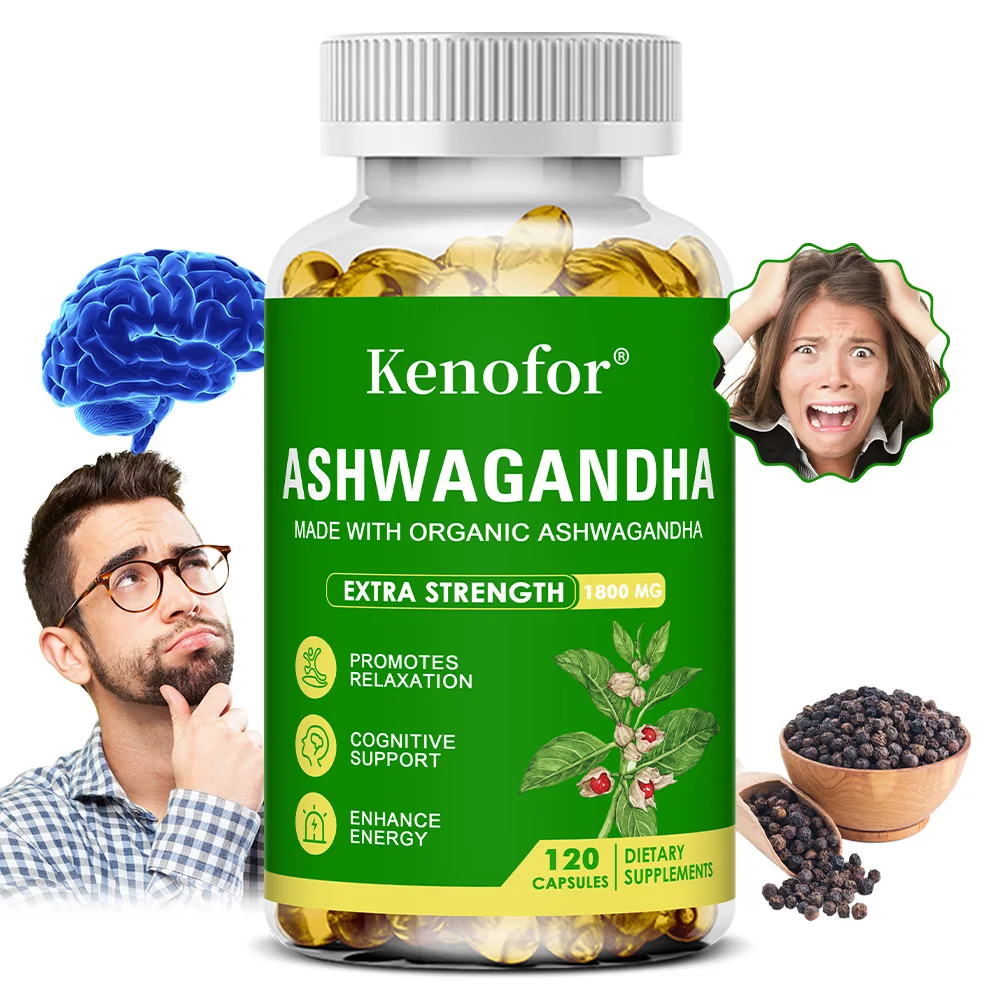 Ashwagandha + Black Pepper Extract, Boost Energy, Focus, Improve Mood, Promote Nervous System Health, Promote Healthy Sleep
Ashwagandha + Black Pepper Extract, Boost Energy, Focus, Improve Mood, Promote Nervous System Health, Promote Healthy Sleep