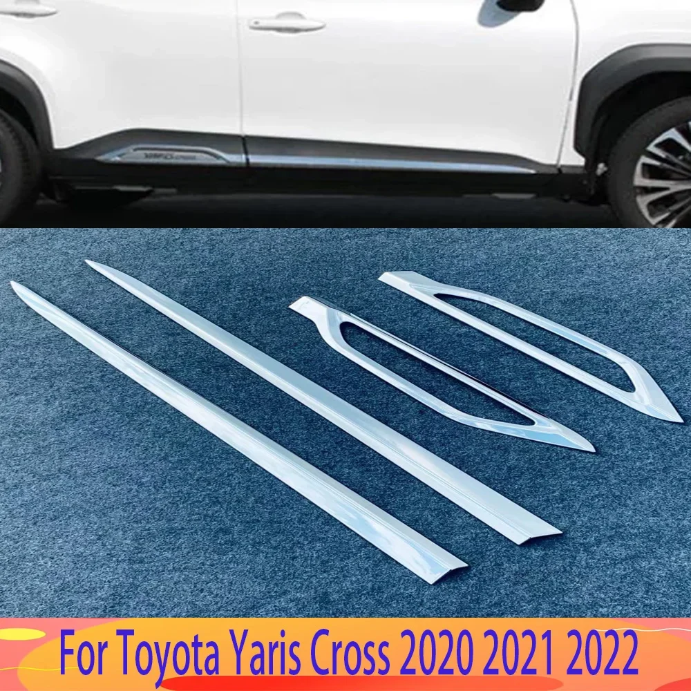 Для Toyota Yaris Cross 2020-2022, хромированная полоса для боковой двери автомобиля, молдинг, отделка, декоративная наклейка, аксессуары для стайлинга автомобиля
Для Toyota Yaris Cross 2020-2022, хромированная полоса для боковой двери автомобиля, молдинг, отделка, декоративная наклейка, аксессуары для стайлинга автомобиля