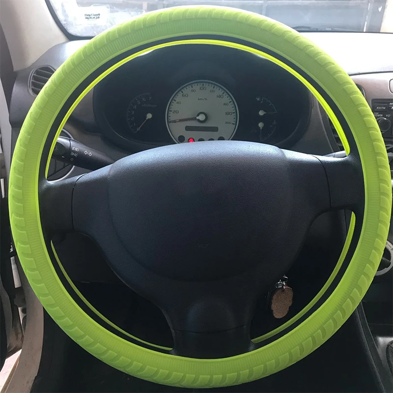Universal Soft Multi Color Car Tire Pattern Silicone Steering Wheel Glove Car Steering Wheel Cover Auto Decoration Accessories
Universal Soft Multi Color Car Tire Pattern Silicone Steering Wheel Glove Car Steering Wheel Cover Auto Decoration Accessories