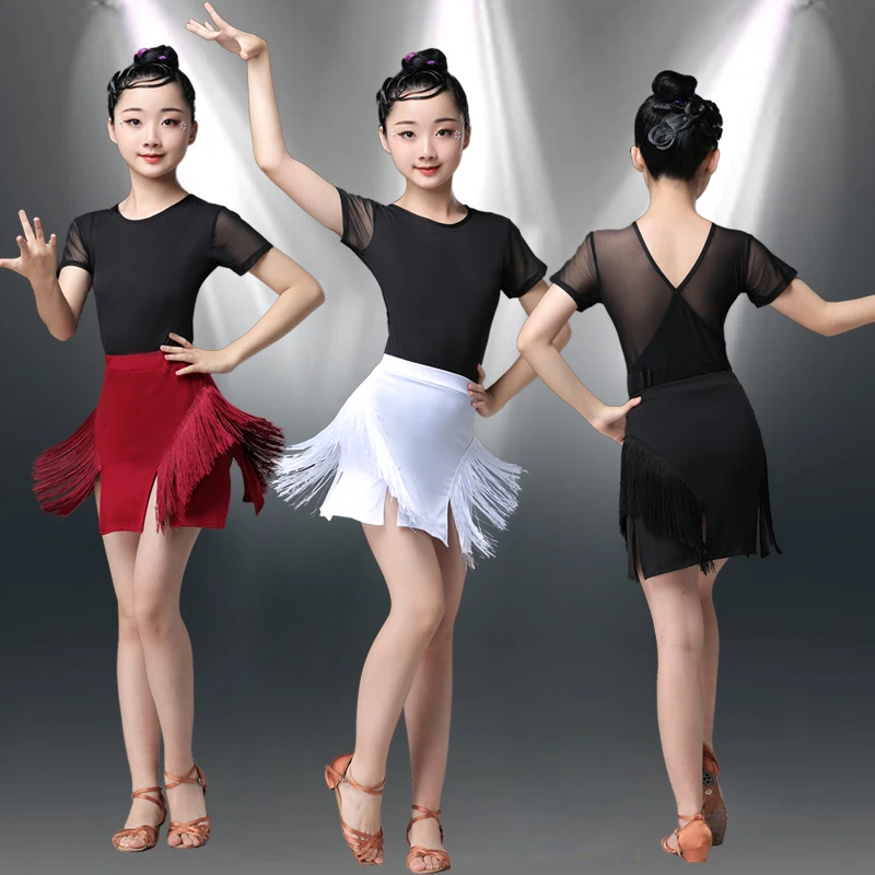 Cha Cha Tango Latin Dance Dress New Girl's Tassel Dance Short Skirt Children's Competition Practice Performance Dress
Cha Cha Tango Latin Dance Dress New Girl's Tassel Dance Short Skirt Children's Competition Practice Performance Dress
