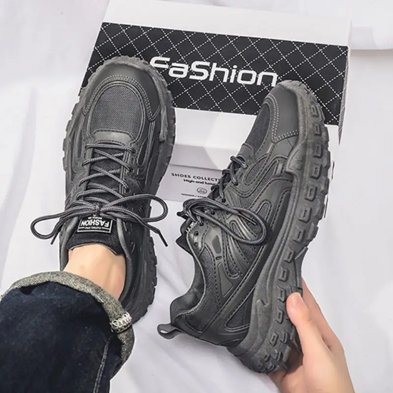 Men's Summer Shoes 2025 New Black Sports Casual Work Waterproof Non-Slip Wear-Resistant Fashionable Safety Shoes round Toe Ru...
Men's Summer Shoes 2025 New Black Sports Casual Work Waterproof Non-Slip Wear-Resistant Fashionable Safety Shoes round Toe Ru...