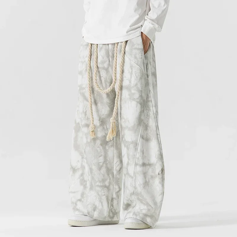 Autumn Fashion Sports Baggy Tide Trousers Male Streetwear Pants Unisex 2025 Men Chinese Style Printed Wide Leg Pants
Autumn Fashion Sports Baggy Tide Trousers Male Streetwear Pants Unisex 2025 Men Chinese Style Printed Wide Leg Pants