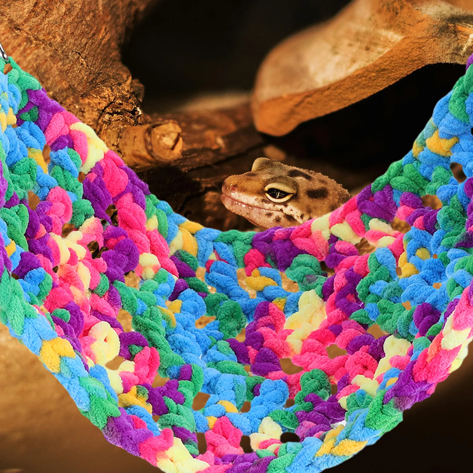 Lizard Hammock Multi Functional Reptile Hammock Swing Bed Natural Colors Easy Installation Suitable for Bearded Dragons
Lizard Hammock Multi Functional Reptile Hammock Swing Bed Natural Colors Easy Installation Suitable for Bearded Dragons