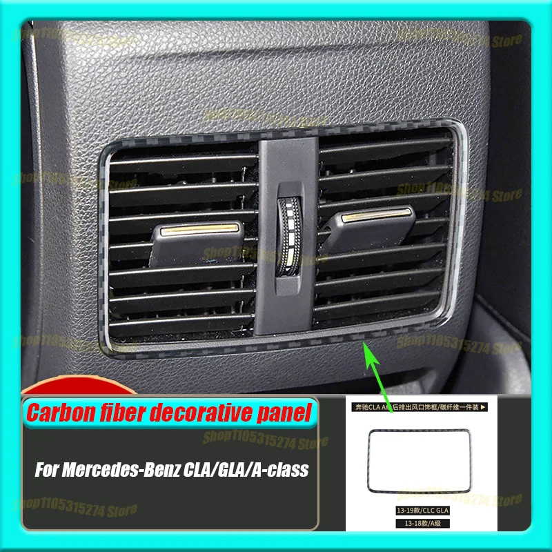 Rear Air Outlet Frame, Suitable for Mercedes-Benz CLA/GLA/A-class Real Carbon Fiber Interior Modified Auto Parts
Rear Air Outlet Frame, Suitable for Mercedes-Benz CLA/GLA/A-class Real Carbon Fiber Interior Modified Auto Parts