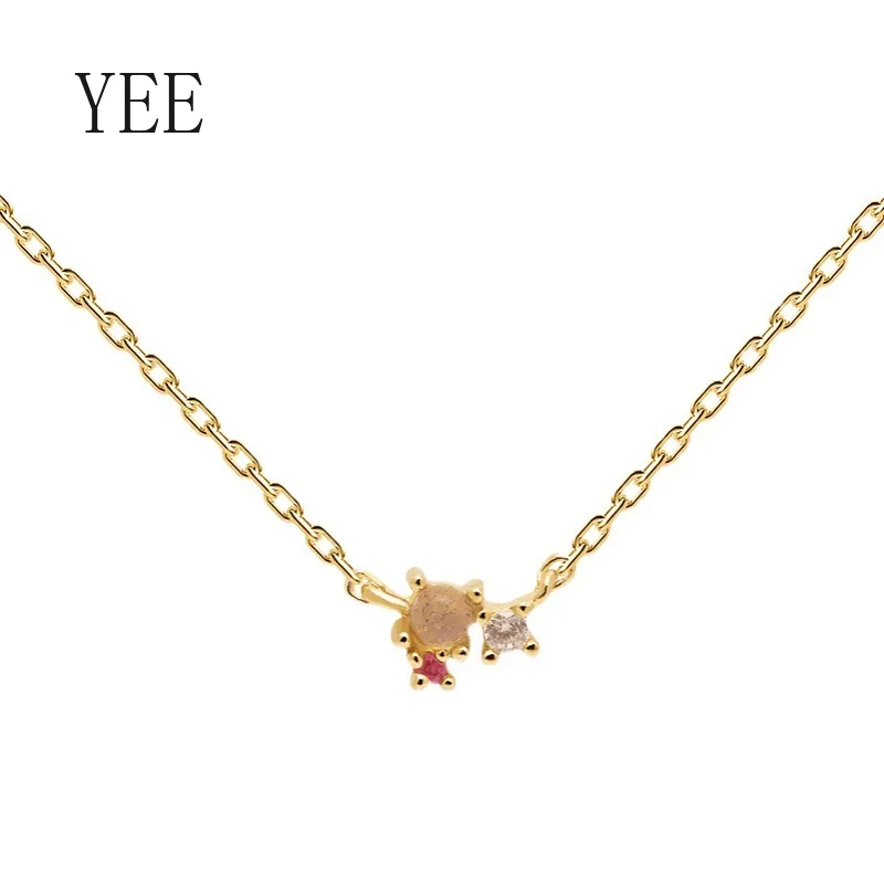 YEE S925 Sterling Silver Necklaces Light Luxury Design Sense Female Clavicle Chain Pendants Luxury Vintage Gift
YEE S925 Sterling Silver Necklaces Light Luxury Design Sense Female Clavicle Chain Pendants Luxury Vintage Gift