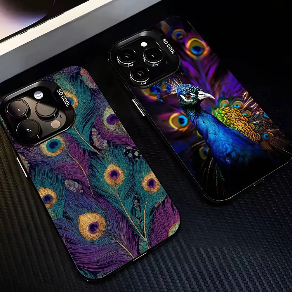 Peacock Phone Case For iPhone17,16,15,14,13,12,11,Pro,MAX Gray Matte Silicone Black Cover
Peacock Phone Case For iPhone17,16,15,14,13,12,11,Pro,MAX Gray Matte Silicone Black Cover
