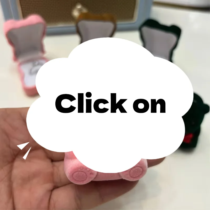 Charming Teddy Bear Jewelry Box, Ring Organizer, Suitable For Storing Rings, Earrings And Other Jewelry, Exquisite Jewelry Box
Charming Teddy Bear Jewelry Box, Ring Organizer, Suitable For Storing Rings, Earrings And Other Jewelry, Exquisite Jewelry Box