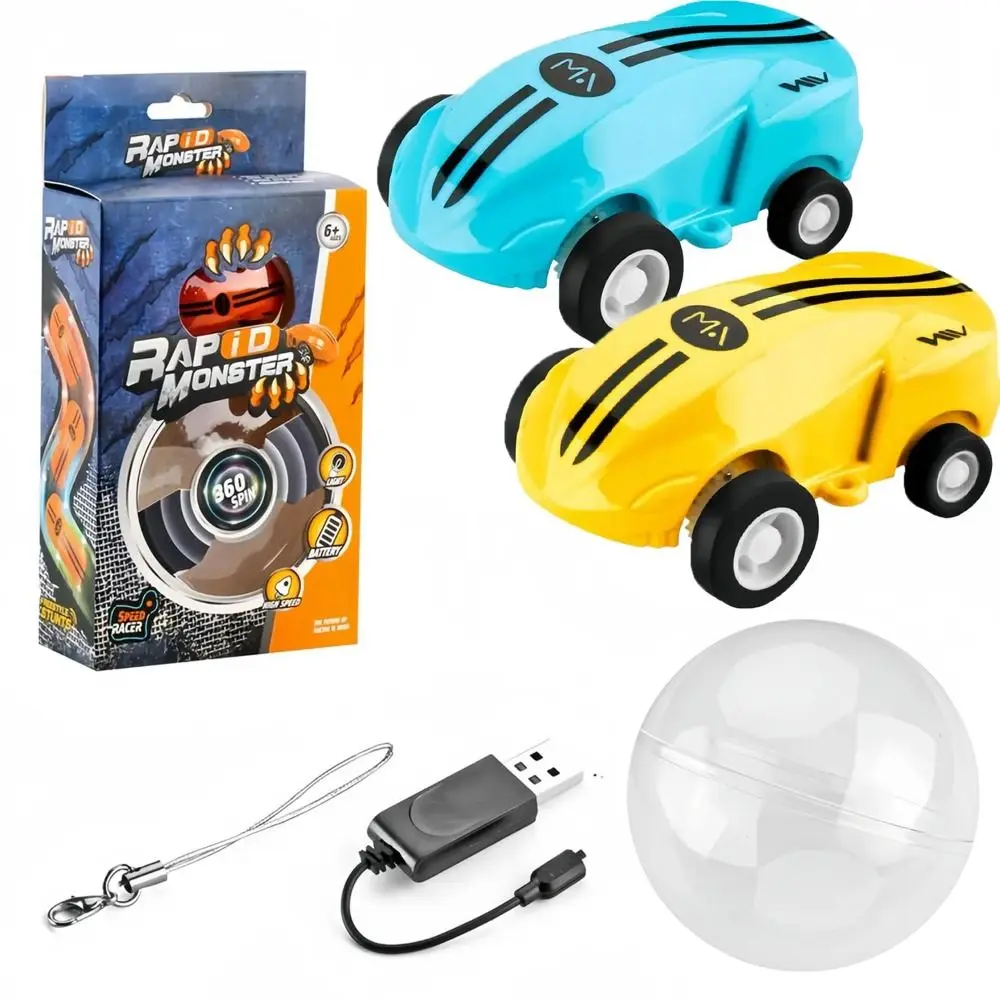 Hot Flash Spin Mini Racer USB High Speed Flip Racers Rc Car Transparent With RGB Light Car Racing Model Toy Children's Gifts
Hot Flash Spin Mini Racer USB High Speed Flip Racers Rc Car Transparent With RGB Light Car Racing Model Toy Children's Gifts