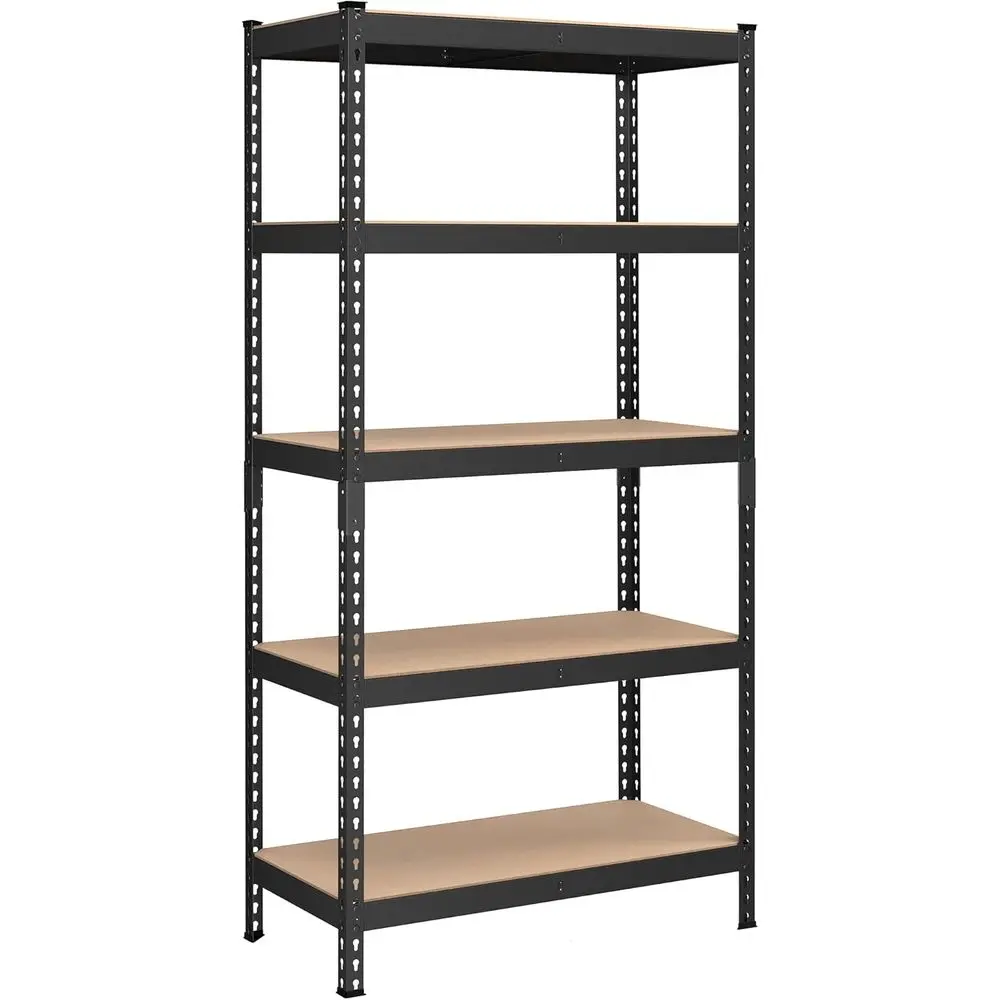 5-Tier Adjustable Garage Storage Shelves, 1929 lb Capacity, 17.7 x 35.4 x 70.9 Inches, Black
5-Tier Adjustable Garage Storage Shelves, 1929 lb Capacity, 17.7 x 35.4 x 70.9 Inches, Black